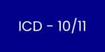 ICD-10 and ICD-11 medical coding standard logo